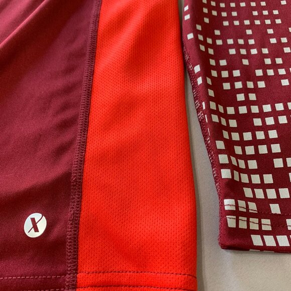 Athletic Works Xersion Girls Shirts Active Quick Dri Size 10/12 Rash Guard Red - Picture 4 of 13